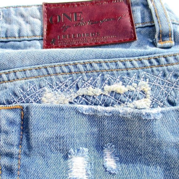 One Teaspoon Distressed Ankle Jeans - Picture 7 of 9